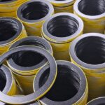 yellow-industrial-gaskets Gasket Type Basic with Yellow Color Coding for Piping Industrial Applications, Flanges